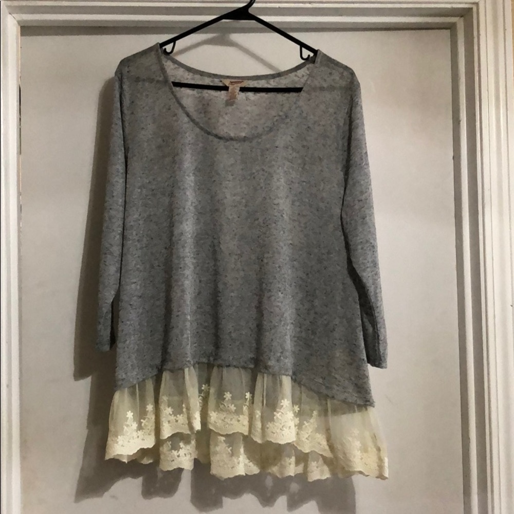 Lace bottom Blouse